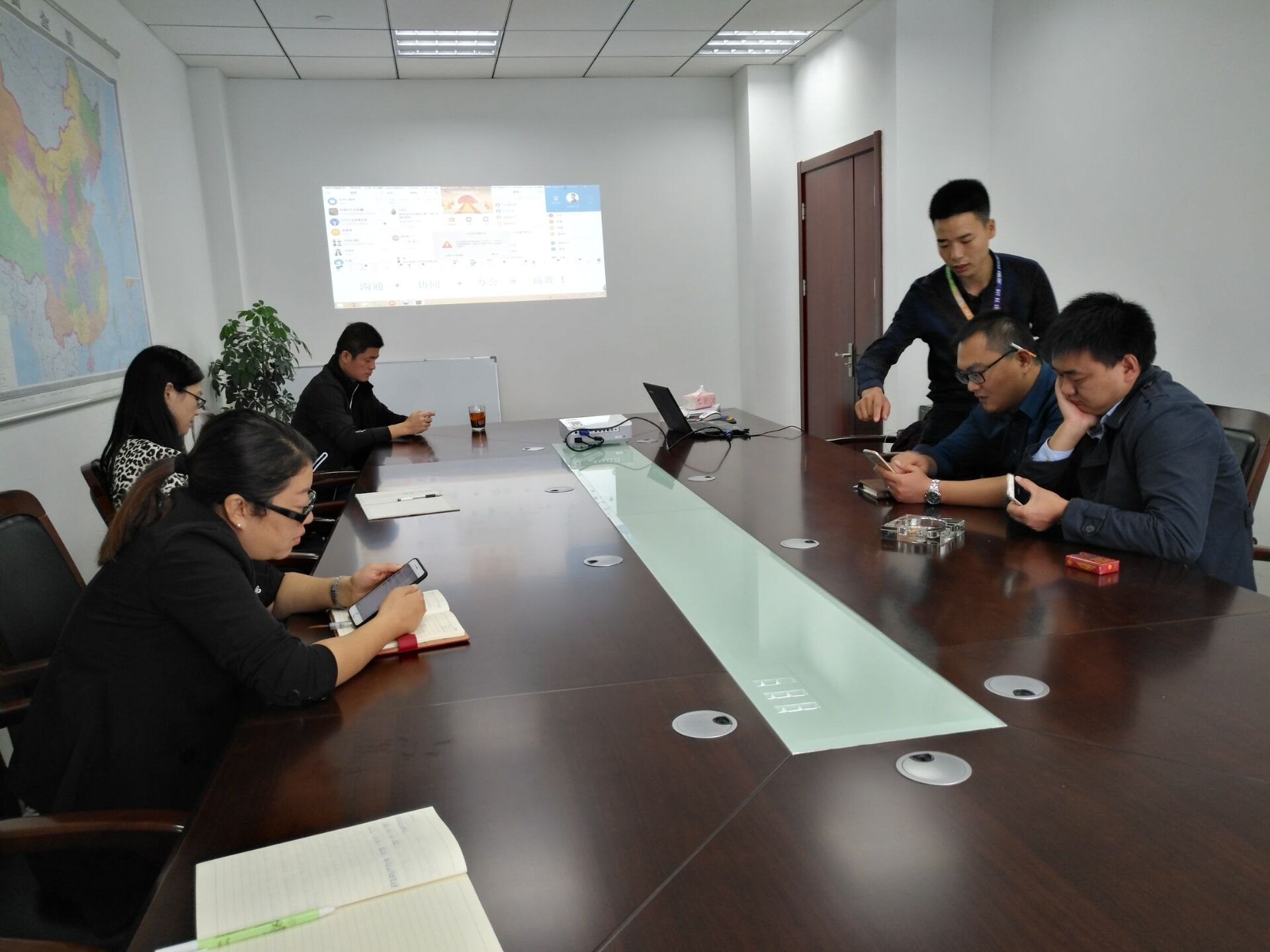 博鱼体育官方网站环保引入钉钉办公平台，打造高效团队